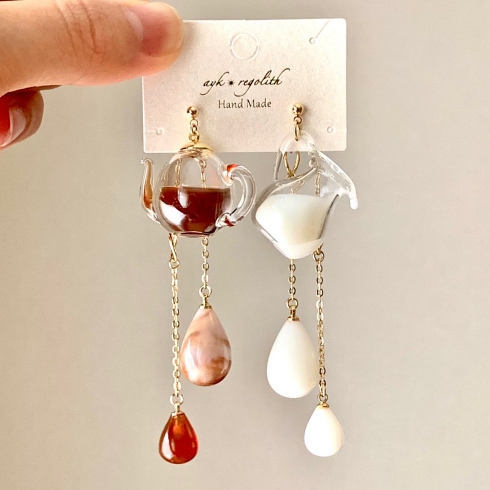 紅茶 ミルクティー ティーポット