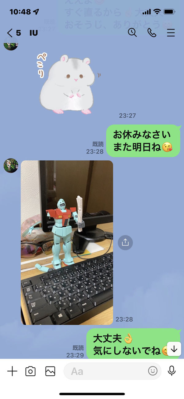 パパのガンプラを壊しちゃった……　正直に謝る女の子のLINEが予想外のオチでほっこり
