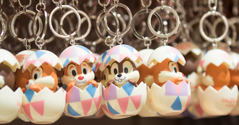 ディズニー イースター エッグ キャラクター トートバッグ タグ