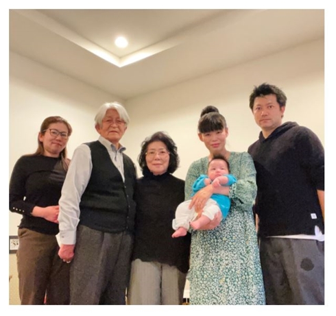 だいたひかるの家族ショット