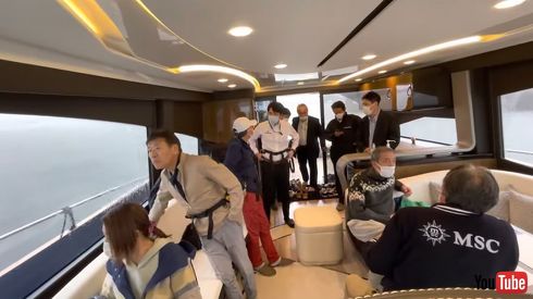 レクサスのヨット「LY650」　キャビンは広々