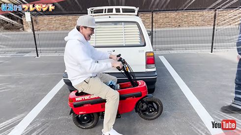 誕プレはめちゃキレイなモトコンポ