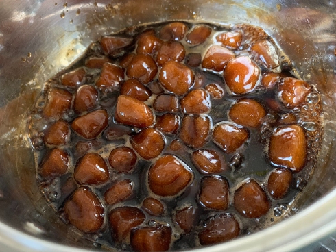 手作りタピオカミルクティ