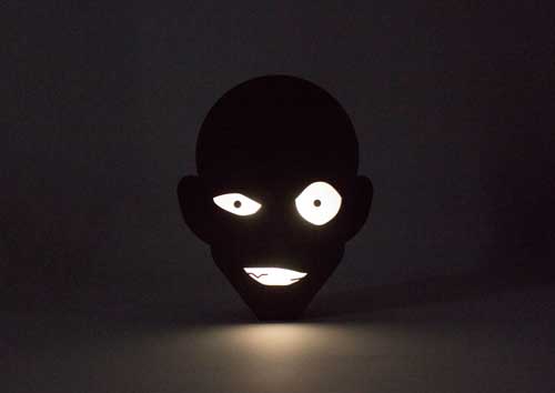 名探偵コナン コナンの犯人 ランプシェード 顔 再現 自作