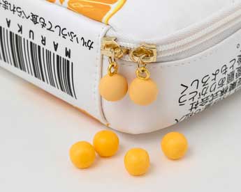 宝島社 丸川製菓 マルカワ オレンジ マーブルガム ポーチ