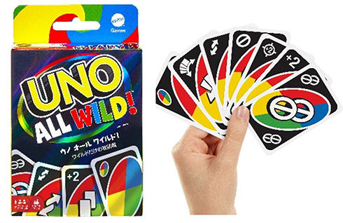 スリリングすぎるゲーム展開になりそう！　すべてのカードがワイルドカード「ウノ　オールワイルド」が登場