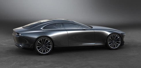 東京モーターショー2017で披露したコンセプトカー「マツダ VISION COUPE」