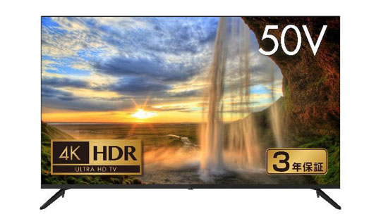 ゲオ 4K対応液晶テレビ