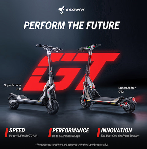ひえぇぇ速すぎ！ 電動キックスクーター「セグウェイ GT