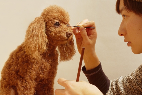 犬の造型スーツ