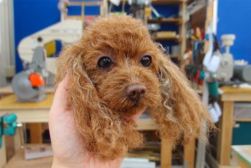 犬の造型スーツ