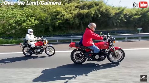 バイク仲間と楽しくツーリングを楽しむオリラジ藤森