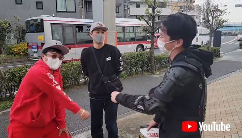 総長が直々に応援