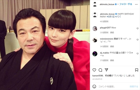 秋元梢と千代の富士