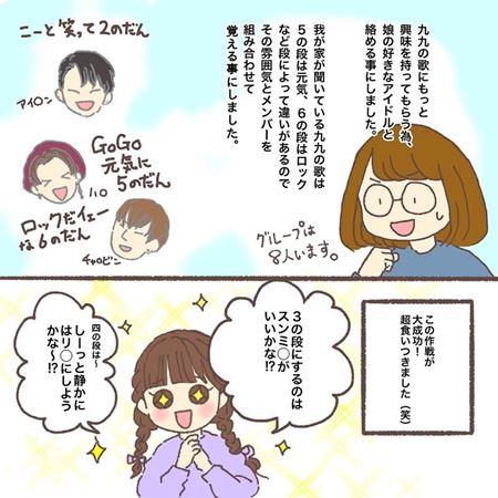漫画 エッセイ漫画 子育て漫画 オタク Stray Kids ストレイキッズ 九九 2年生 勉強