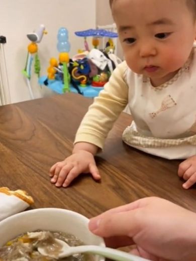 感謝を覚えた男の子