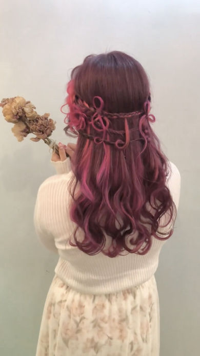 フルール メロディ pupalis ヘアサロン ヘアスタイル