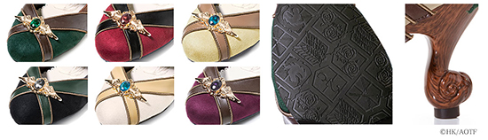 シューズのチャームと裏面とソール