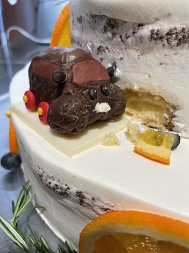結婚式  ウェディングケーキ ケーキ デコレーションケーキ モルカー PUI PUI モルカー モルモット