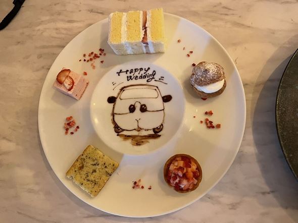 結婚式  ウェディングケーキ ケーキ デコレーションケーキ モルカー PUI PUI モルカー モルモット