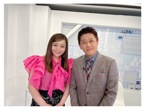 華原朋美と坂上忍との2ショット