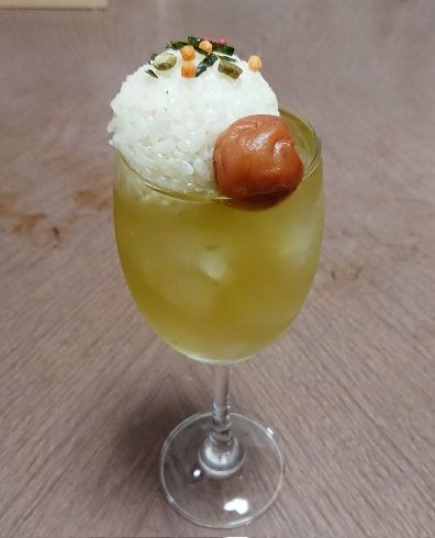 クリームソーダみたいなお茶漬け