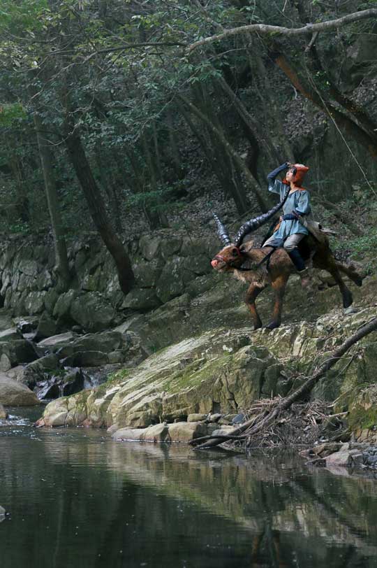 もののけ姫 コスプレ ヤックル 乗れる アシタカ 製作 衣装 自作