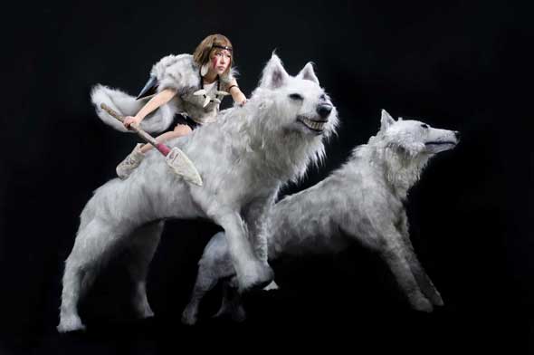 もののけ姫 コスプレ ヤックル 乗れる アシタカ 製作 衣装 自作