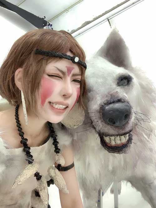 もののけ姫 コスプレ ヤックル 乗れる アシタカ 製作 衣装 自作
