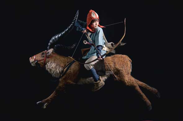 もののけ姫 コスプレ ヤックル 乗れる アシタカ 製作 衣装 自作