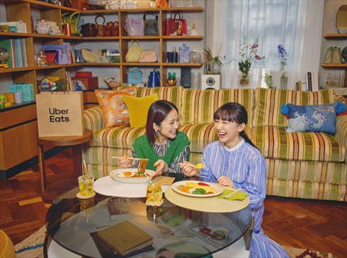 「Uber Eats」CMでの安達祐実と芦田愛菜