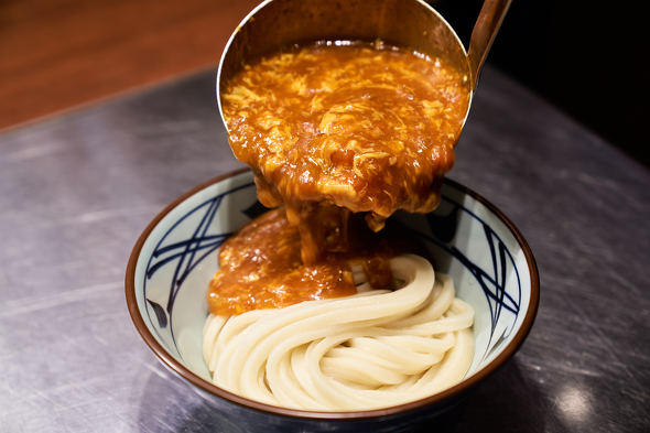 【PR】 丸亀製麺 トマたまカレーうどん ／　期間限定 復活 チーズ TOKIO 松岡昌宏