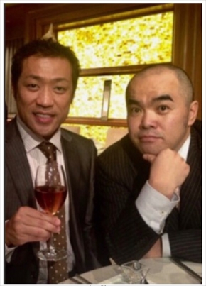 前田健とはなわの2ショット