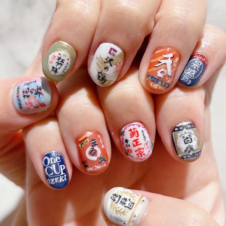 日本酒ネイル