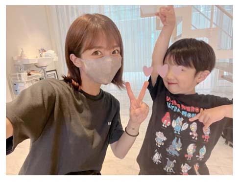 辻希美ボブヘアと三男幸空