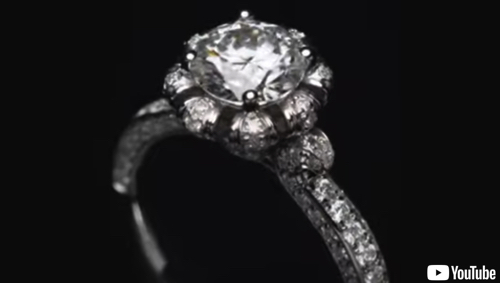 ハンドメイドの婚約指輪