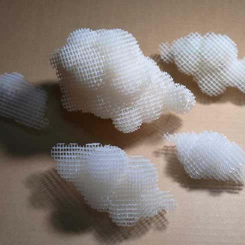 雲 3Dプリンター 作る 立体格子 造形