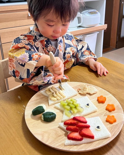 「かわいい簡単！　鯉のぼりプレート」