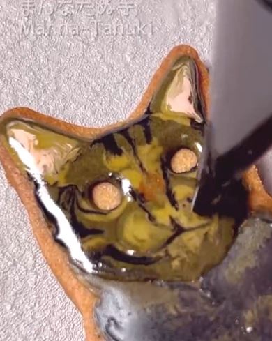 猫のアイシングクッキー