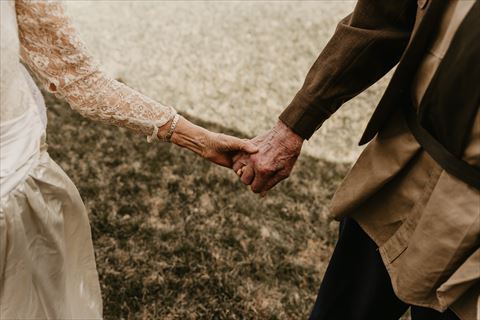 結婚70年 記念写真