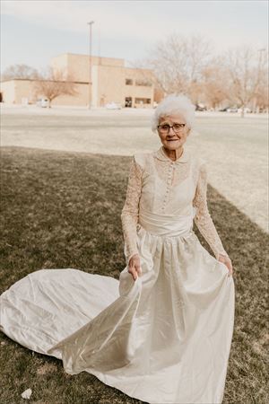 結婚70年 記念写真