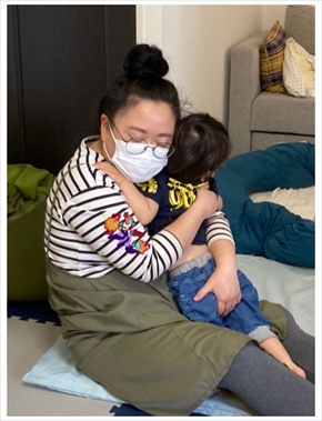 息子と再会したニッチェ江上敬子