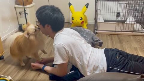 首を傾けてキス