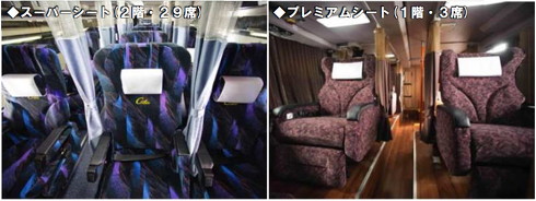 エアロキング車内