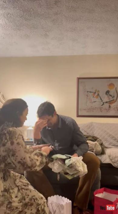 涙が止まらない夫