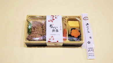 金沢駅の駅弁 ちょい弁当（焼肉丼）