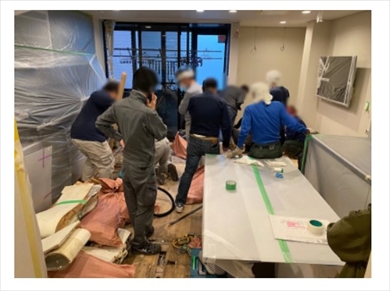 リフォーム工事中の堀ちえみ宅