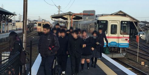 ひたちなか海浜鉄道の那珂湊駅