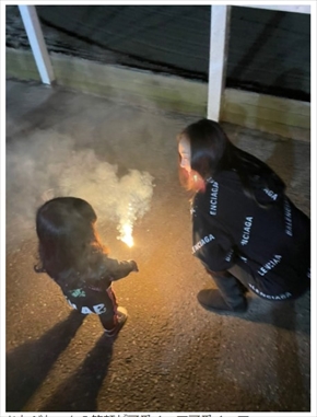 華原朋美と息子の親子ショット