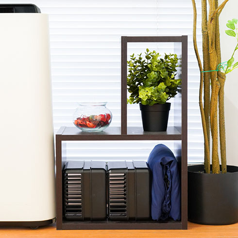 サンコー「ふぁん寝る」収納の様子